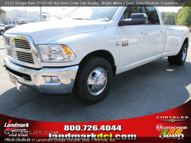 2012 Dodge Ram 3500 HD Big Horn Crew Cab Dually in Bright White