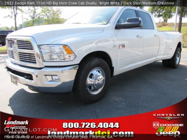 2012 Dodge Ram 3500 HD Big Horn Crew Cab Dually in Bright White
