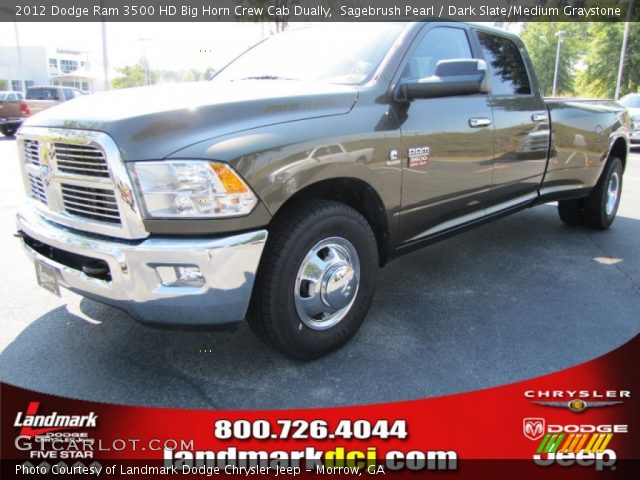 2012 Dodge Ram 3500 HD Big Horn Crew Cab Dually in Sagebrush Pearl