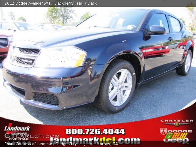 2012 Dodge Avenger SXT in Blackberry Pearl