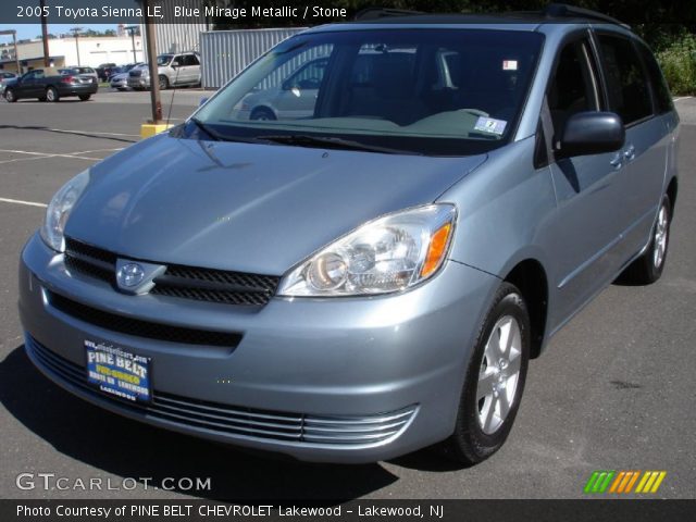 2005 Toyota Sienna LE in Blue Mirage Metallic