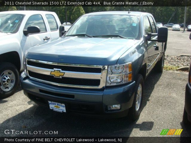 2011 Chevrolet Silverado 1500 LTZ Extended Cab 4x4 in Blue Granite Metallic