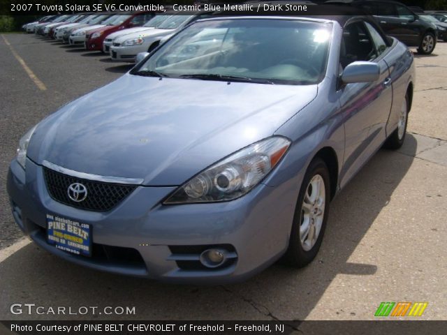 2007 Toyota Solara SE V6 Convertible in Cosmic Blue Metallic