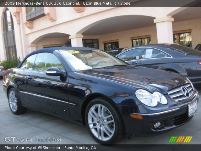 2009 Mercedes-Benz CLK 350 Cabriolet in Capri Blue Metallic