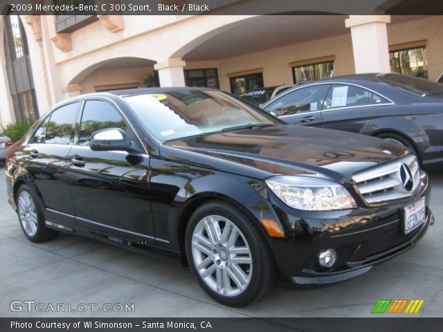2009 Mercedes-Benz C 300 Sport in Black