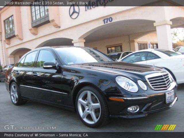 2009 Mercedes-Benz E 350 Sedan in Black