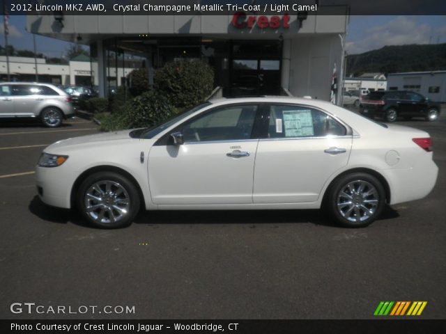 2012 Lincoln MKZ AWD in Crystal Champagne Metallic Tri-Coat