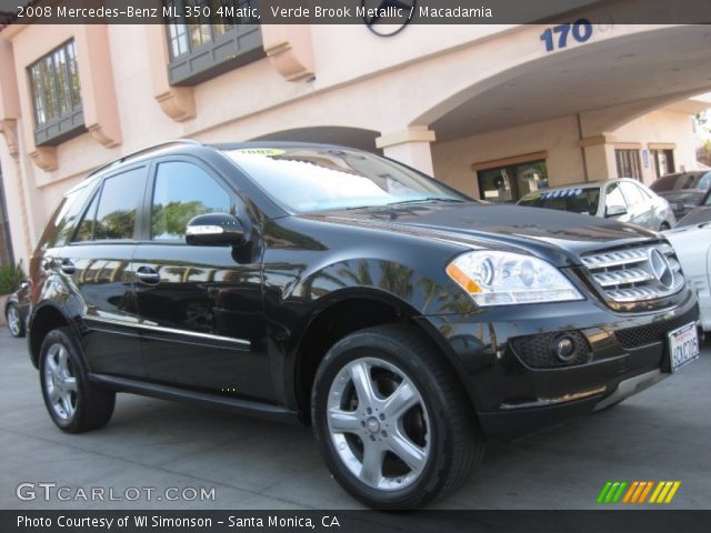 2008 Mercedes-Benz ML 350 4Matic in Verde Brook Metallic