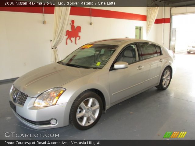 2006 Nissan Maxima 3.5 SE in Liquid Silver Metallic