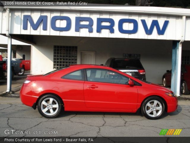 2006 Honda Civic EX Coupe in Rallye Red