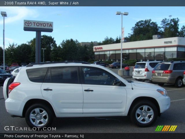 2008 Toyota RAV4 4WD in Super White