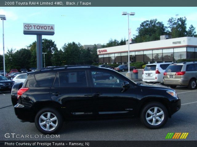 2008 Toyota RAV4 Limited 4WD in Black