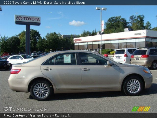 2009 Toyota Camry LE V6 in Desert Sand Metallic