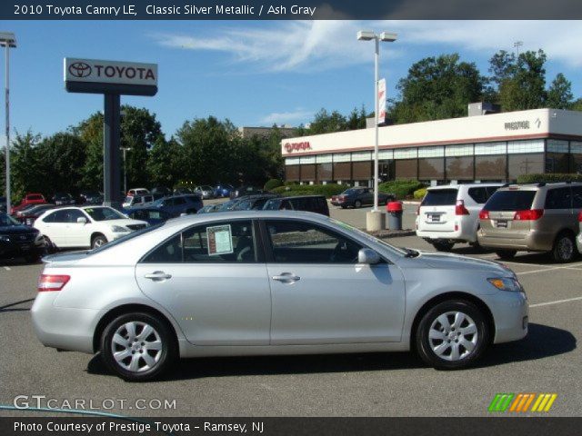 2010 Toyota Camry LE in Classic Silver Metallic