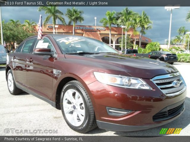 2010 Ford Taurus SEL in Cinnamon Red Metallic