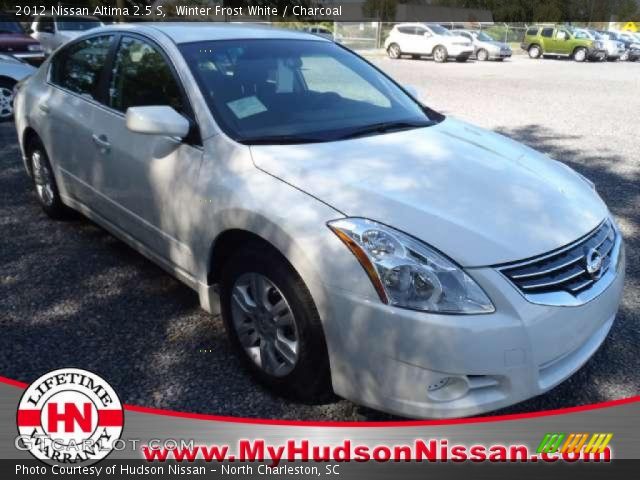 2012 Nissan Altima 2.5 S in Winter Frost White