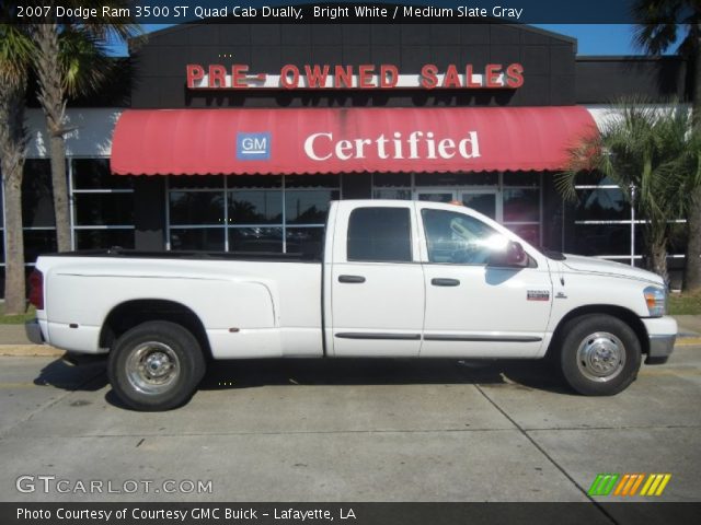 2007 Dodge Ram 3500 ST Quad Cab Dually in Bright White