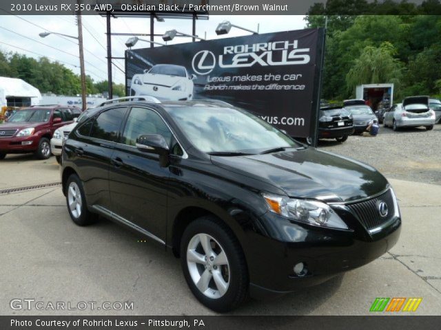 2010 Lexus RX 350 AWD in Obsidian Black