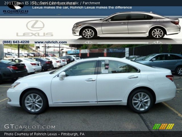 2011 Lexus ES 350 in Satin Cashmere Metallic