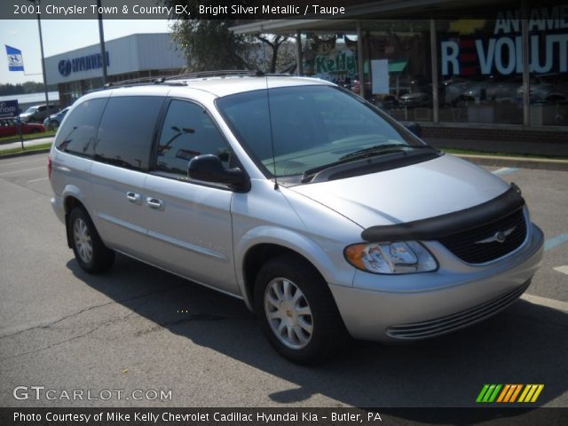 2001 Chrysler Town & Country EX in Bright Silver Metallic