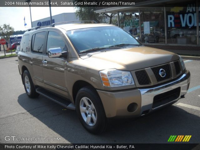 2004 Nissan Armada SE 4x4 in Sahara Gold Metallic