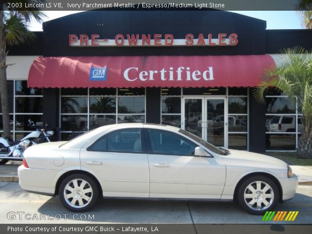 2003 Lincoln LS V8 in Ivory Parchment Metallic