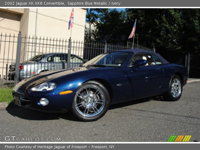 2002 Jaguar XK XK8 Convertible in Sapphire Blue Metallic