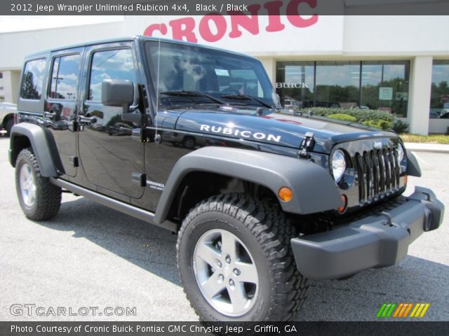 2012 Jeep Wrangler Unlimited Rubicon 4x4 in Black