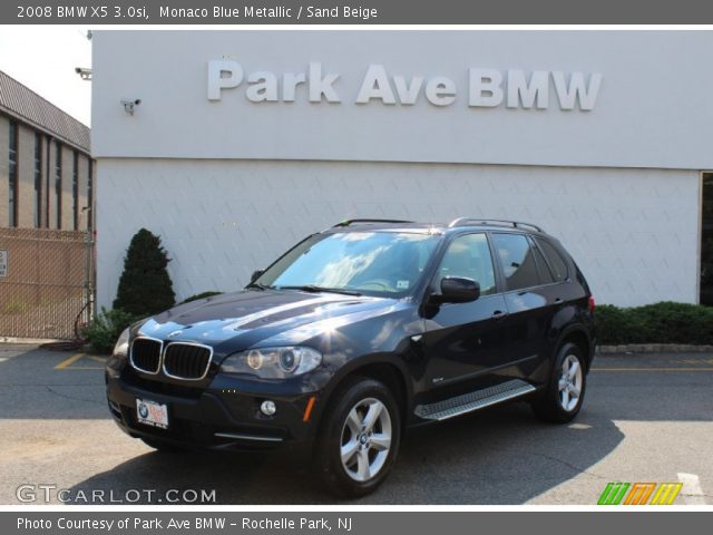 2008 BMW X5 3.0si in Monaco Blue Metallic