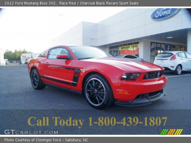 2012 Ford Mustang Boss 302 in Race Red