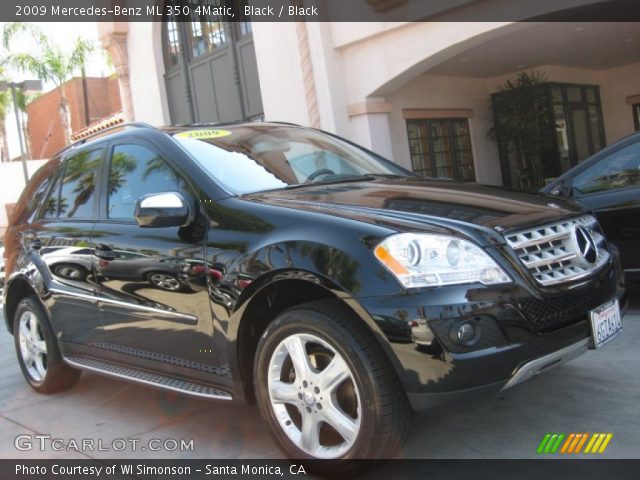 2009 Mercedes-Benz ML 350 4Matic in Black
