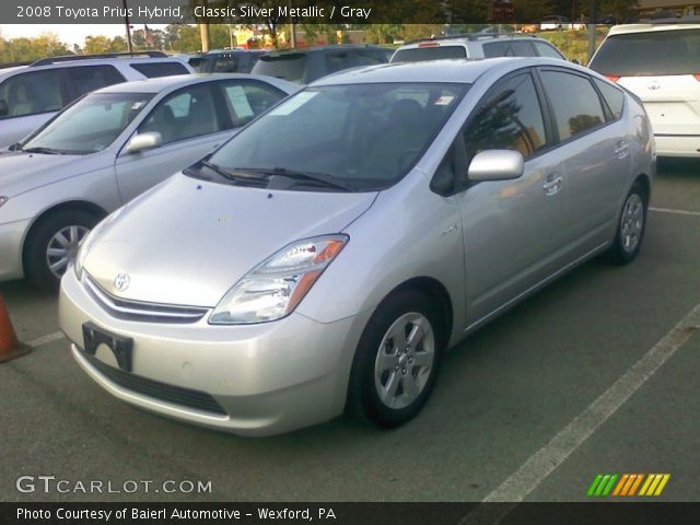 2008 Toyota Prius Hybrid in Classic Silver Metallic