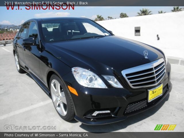2011 Mercedes-Benz E 350 Sedan in Black