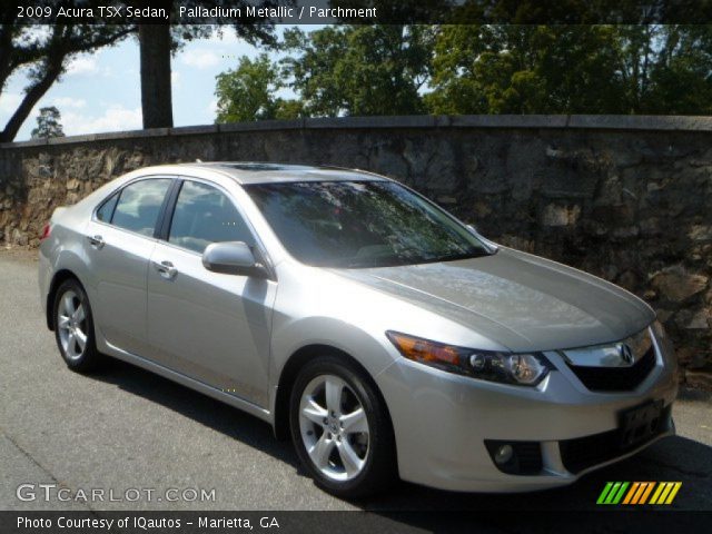 2009 Acura TSX Sedan in Palladium Metallic