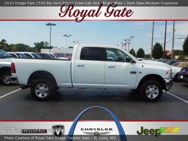 2010 Dodge Ram 2500 Big Horn Edition Crew Cab 4x4 in Bright White