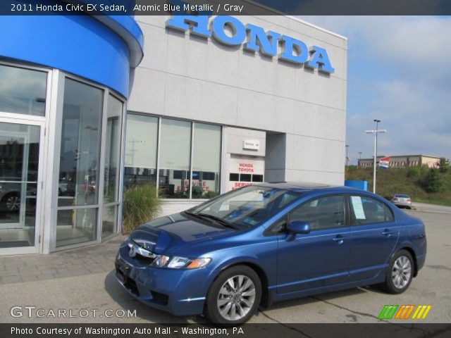 2011 Honda Civic EX Sedan in Atomic Blue Metallic