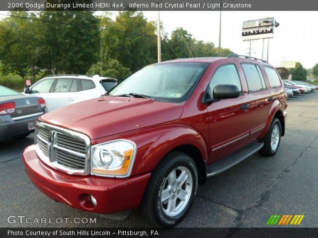 2006 Dodge Durango Limited HEMI 4x4 in Inferno Red Crystal Pearl