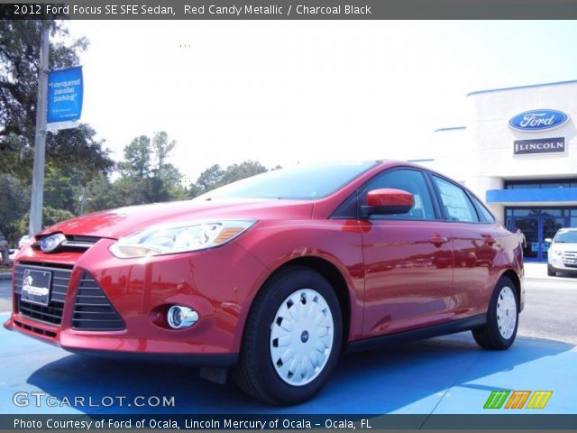 2012 Ford Focus SE SFE Sedan in Red Candy Metallic