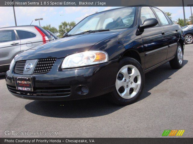 2006 Nissan Sentra 1.8 S Special Edition in Blackout