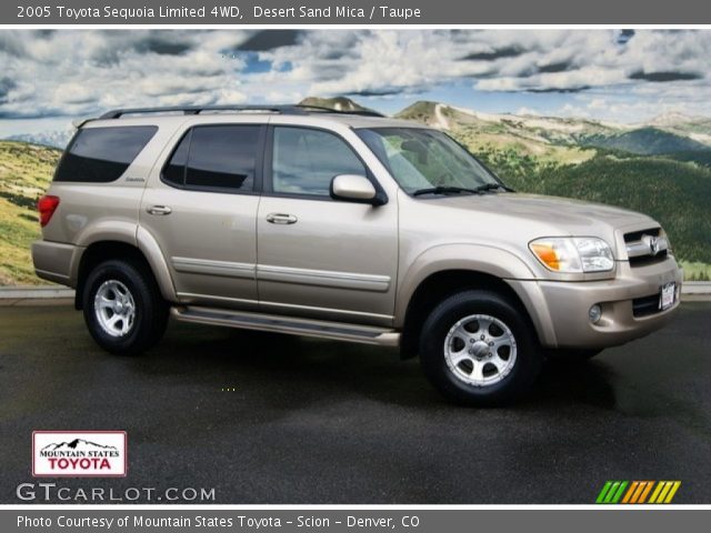 2005 Toyota Sequoia Limited 4WD in Desert Sand Mica