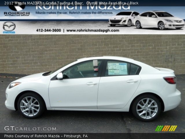 2012 Mazda MAZDA3 s Grand Touring 4 Door in Crystal White Pearl Mica