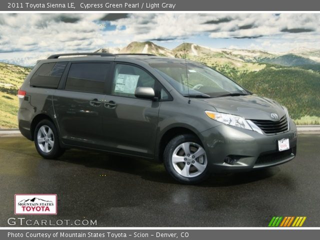 2011 Toyota Sienna LE in Cypress Green Pearl