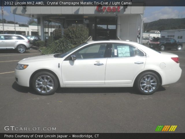 2012 Lincoln MKZ AWD in Crystal Champagne Metallic Tri-Coat