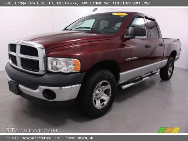 2003 Dodge Ram 1500 ST Quad Cab 4x4 in Dark Garnet Red Pearl