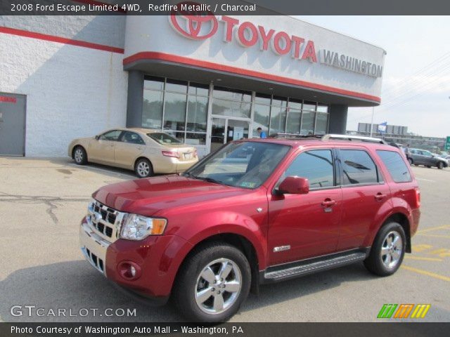 2008 Ford Escape Limited 4WD in Redfire Metallic