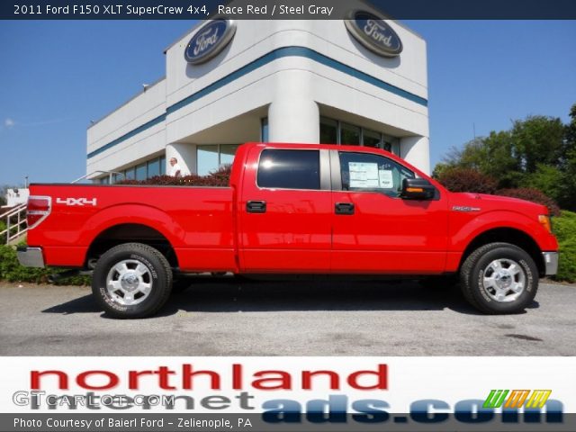 2011 Ford F150 XLT SuperCrew 4x4 in Race Red