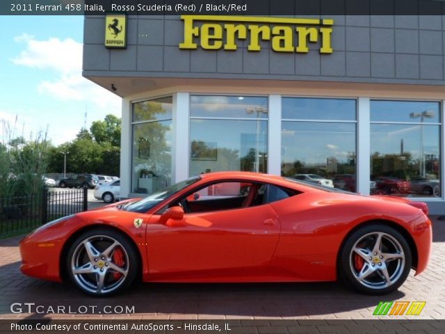 2011 Ferrari 458 Italia in Rosso Scuderia (Red)