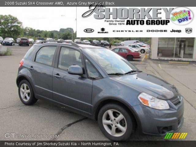 2008 Suzuki SX4 Crossover AWD in Azure Grey Metallic