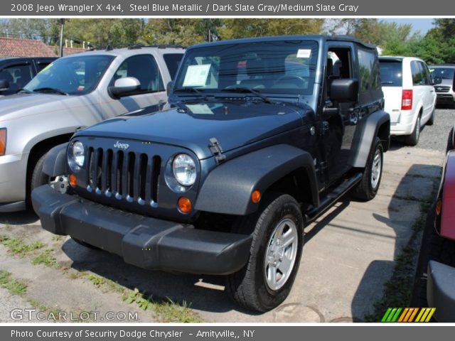 2008 Jeep Wrangler X 4x4 in Steel Blue Metallic