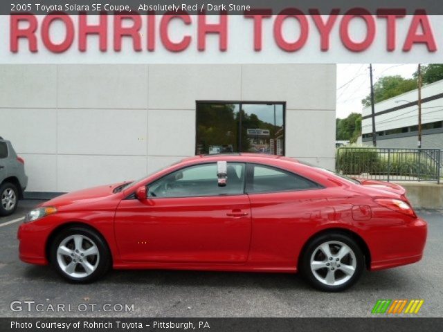 2005 Toyota Solara SE Coupe in Absolutely Red